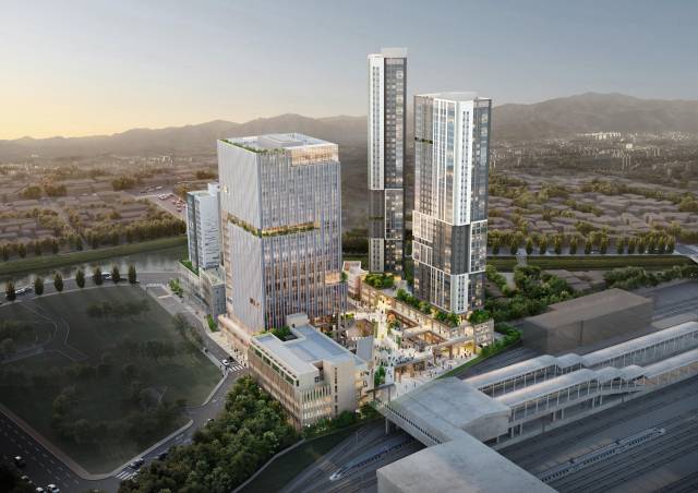 ▲천안역세권 혁신지구 도시재생사업 조감도 ⓒ천안시