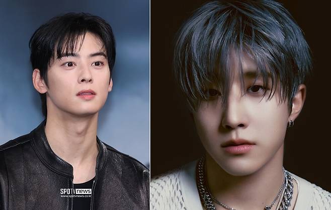 ▲ 차은우, 진진. ⓒ스포티비뉴스 DB, 제공| 판타지오