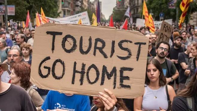 스페인을 찾는 관광객이 늘어나면서 주택 임대료가 덩달아 치솟고 있다.[사진｜뉴시스]