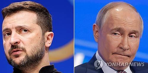 우크라이나와 러시아 정상 [AFP 연합뉴스 자료사진. 재판매 및 DB 금지]