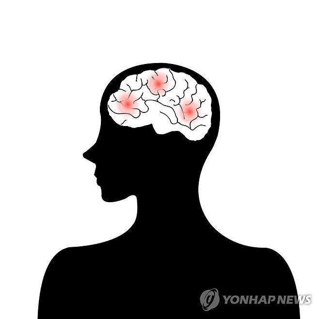 뇌졸중, 뇌출혈 (일러스트) 제작 박이란