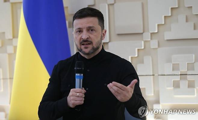 볼로디미르 젤렌스키 우크라이나 대통령 [EPA=연합뉴스 자료사진. 재판매 및 DB 금지]
