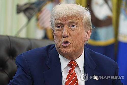 도널드 트럼프 미국 대통령 [AP=연합뉴스 자료사진. 재판매 및 DB 금지]