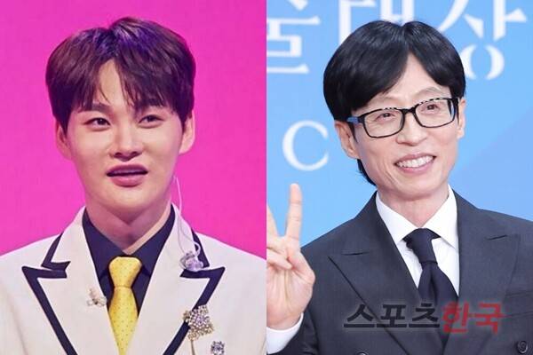 가수 박서진(좌), 개그맨 유재석(우) ⓒ스포츠한국DB