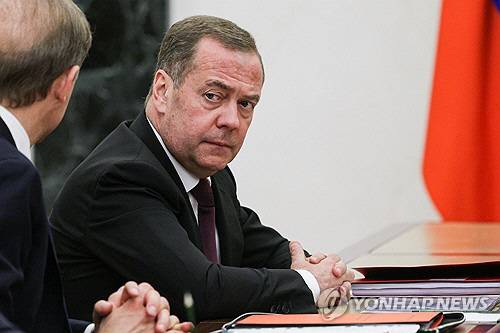 드미트리 메드베데프 러시아 국가안보회의 부의장. 타스 연합뉴스