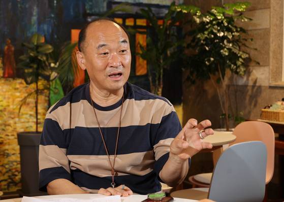 '의기 논개'를 연출한 고능석 극단현장 대표. 송봉근 기자