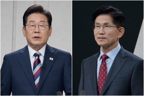 이재명 더불어민주당 대선 후보(왼쪽)·김문수 국민의힘 대선 후보. [사진 출처 = 연합뉴스]