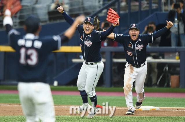 2019 한국시리즈에서 우승을 차지한 두산 베어스./마이데일리