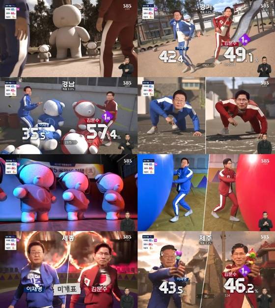 /사진=SBS 개표방송 '2025 국민의 선택' 방송화면