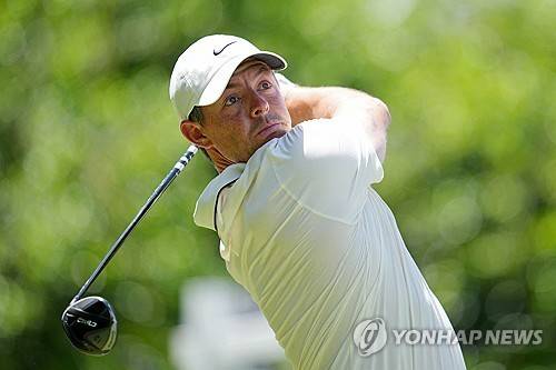 매킬로이의 티샷. [로이터=연합뉴스]