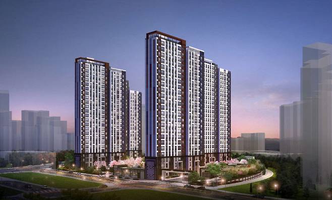 평택 고덕 A48블록 금성백조 예미지 석경투시도