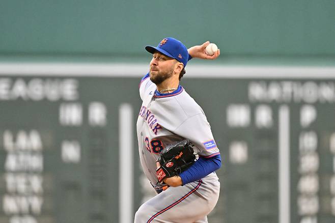 뉴욕 메츠 선발 타일러 메길은 올시즌 좌타자를 상대로 피안타율 0.200으로 강세다. Imagn Images연합뉴스