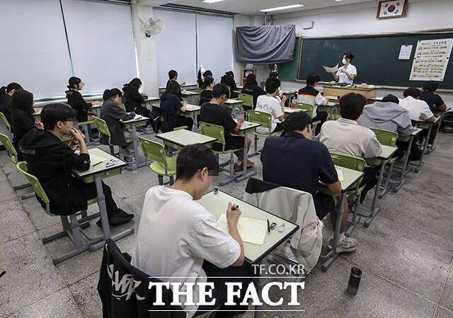 '응시생 50만 명' 대선으로 하루 미뤄진 2026학년도 대학수학능력시험 6월 모의평가. /사진공동취재단