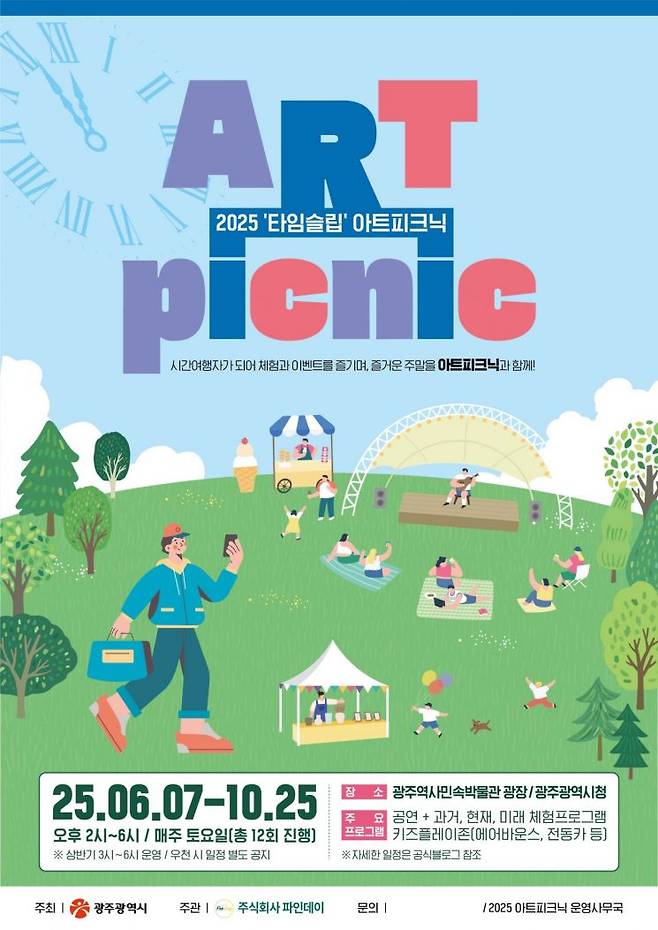'2025 아트피크닉' 포스터. 광주시 제공