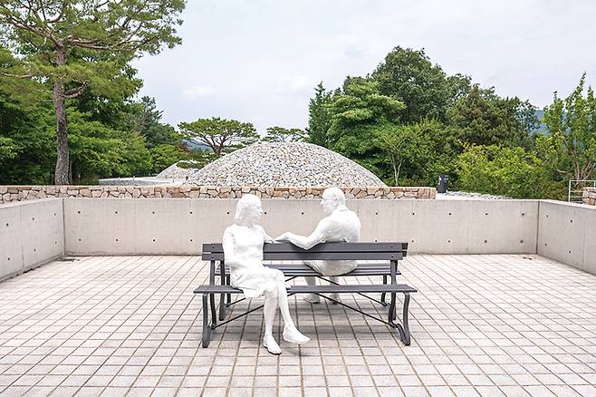 스톤 가든의 전시물들