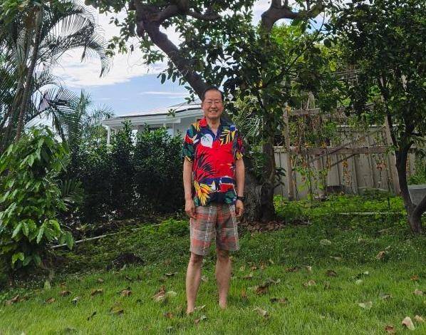 국민의힘 대선 경선 탈락 후 정계 은퇴를 선언하고 미국 하와이로 떠난 홍준표 전 대구시장. 하와이 빅아일랜드에 체류 중인 것으로 알려졌다. 홍 전 시장 페이스북 계정 캡처