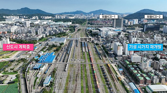 의왕역 주변 모습. [사진=의왕시]