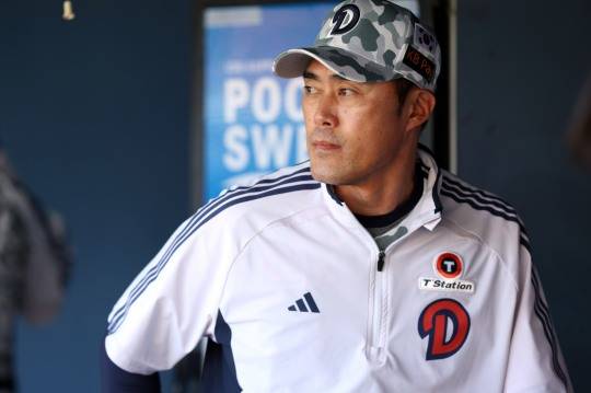 조성환 두산 감독대행. 사진[연합뉴스]