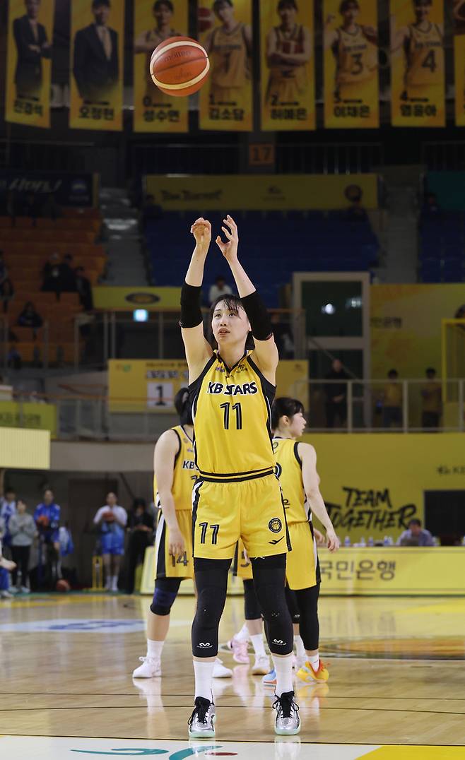 KB 스타즈의 강이슬. 연합뉴스