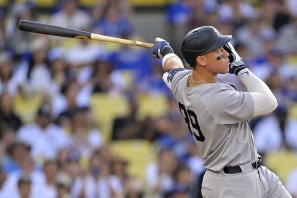 저지는 아메리칸리그 이달의 선수에 뽑혔다. 사진= Jayne Kamin-Oncea-Imagn Images= 연합뉴스 제공