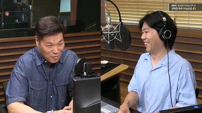 왼쪽부터 서장훈, 이상순 (사진=MBC FM4U ‘완벽한 하루 이상순입니다’ 캡처)