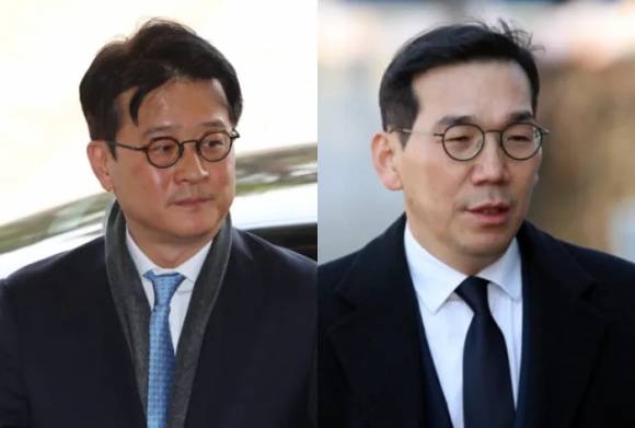 이창수(왼쪽) 서울중앙지검장과 조상원 서울중앙지검 4차장 검사. 연합뉴스