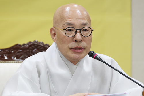 조계종 총무원장 진우 스님