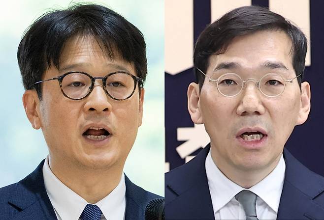 이창수 서울중앙지검장(왼쪽)-조상원 4차장 [연합뉴스 자료사진]