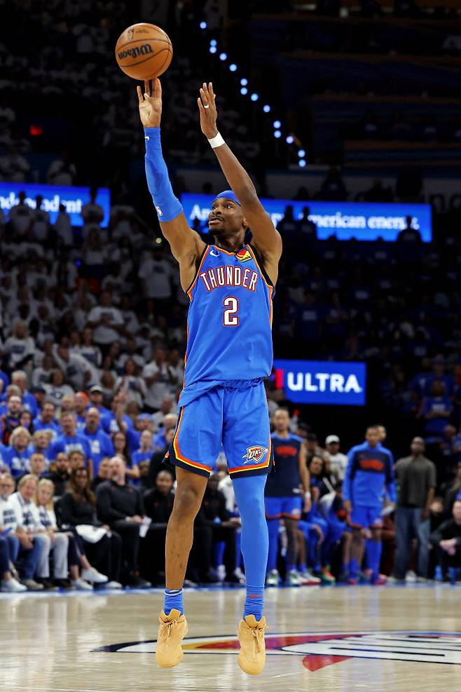 오클라호마시티 선더의 에이스 셰이 길저스-알렉산더. 사진=AFPBBNews