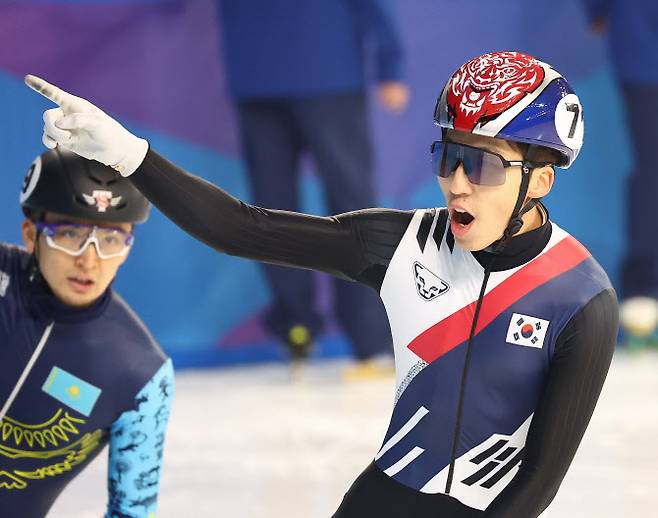 올해 2월 2025 하얼빈 동계 아시안게임 당시 박지원의 모습. 사진=연합뉴스