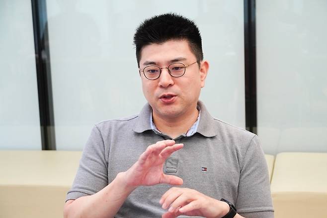 김동선 총괄 PD가 5월 29일 판교 NHN 사옥에서 인터뷰를 진행하고 있다.(NHN 제공. 재판매 및 DB금지)2025.6.5/뉴스1