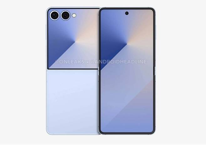 갤럭시Z플립7 유출 렌더링 (온리크스·안드로이드 헤드라인 출처)/뉴스1