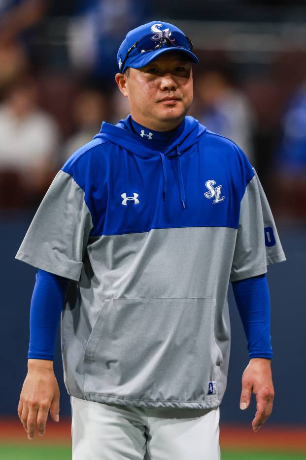 5일 인천 SSG전을 승리로 장식하며 2연패에서 탈출한 박진만 감독. 삼성 제공