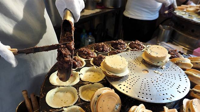 대만 타이베이 노점상