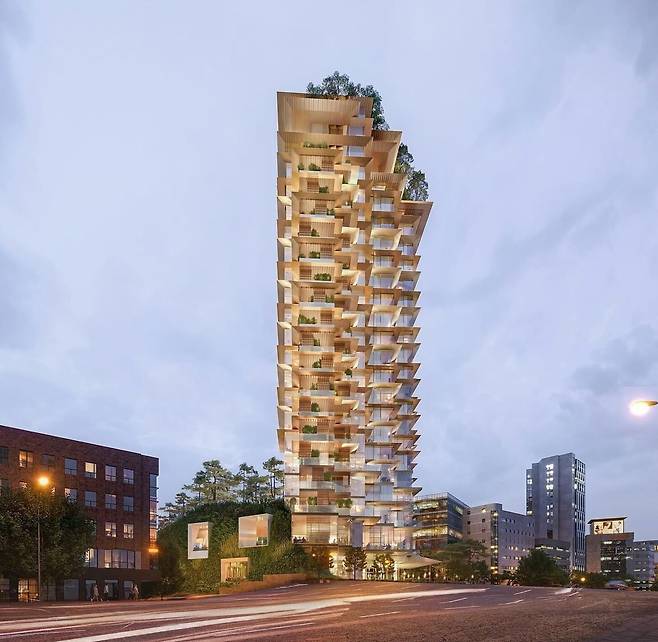 포도 바이 펜디 까사 예상 조감도. 사진=골든트리개발