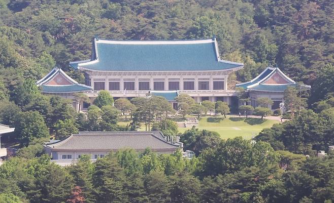 정부서울청사에서 바라본 청와대. 사진=연합뉴스