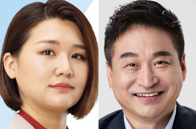 손솔 전 진보당 수석대변인(좌)과 최혁진 전 문재인정부 청와대 사회적경제비서관. /사진=페이스북