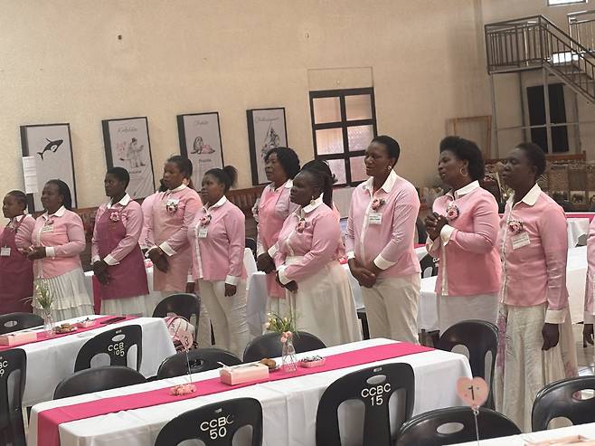 주 선교사가 최근 릴롱궤 CCBC교회에서 진행한 제4기 어머니학교 프로그램 모습. 주 선교사 제공