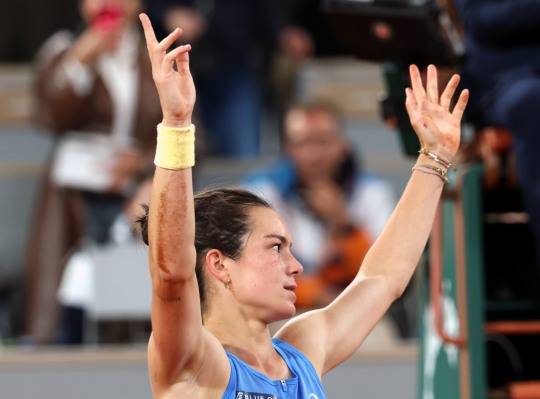 프랑스오픈 4강 오른 보아송. 사진[EPA=연합뉴스]