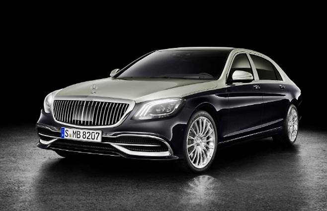 2018년 첫선을 보인 마이바흐-S클래스 부분변경 모델 [사진출처=벤츠]