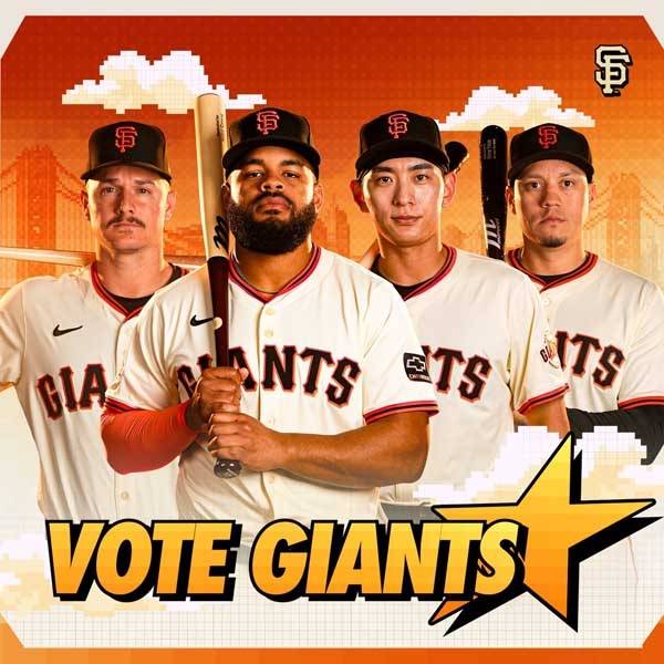 샌프란시스코 구단이 공식 소셜 미디어에 올린 올스타 독려 홍보 포스터. 사진= 샌프란시스코 공식 X