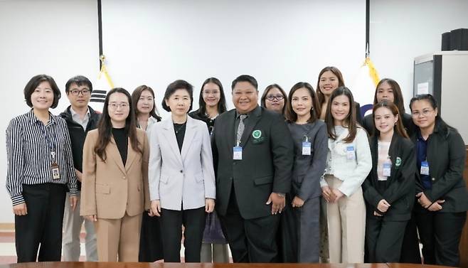 질병관리청-태국 보건부 단체사진. /사진제공=질병관리청