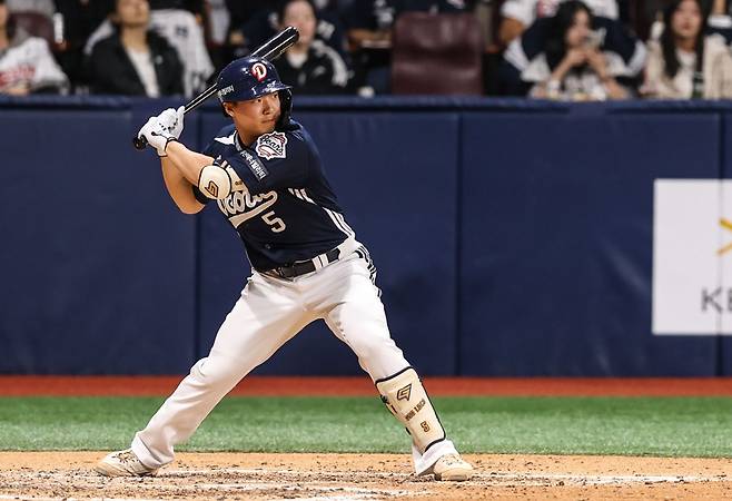 ▲ 여동건 ⓒ 두산 베어스