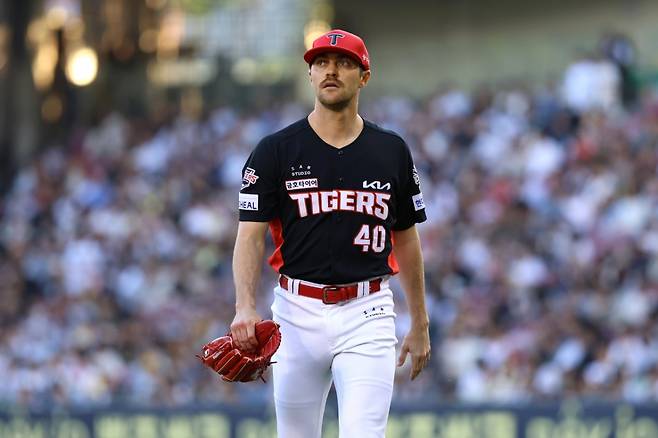 KIA 타이거즈의 외국인 에이스 제임스 네일. /사진=KIA 타이거즈 제공