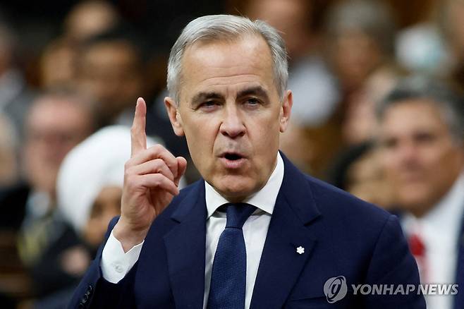 마크 카니 캐나다 총리 [로이터 연합뉴스 자료사진. 재판매 및 DB 금지]