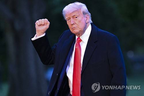 트럼프 대통령 [AP 연합뉴스 자료사진. 재판매 및 DB 금지]