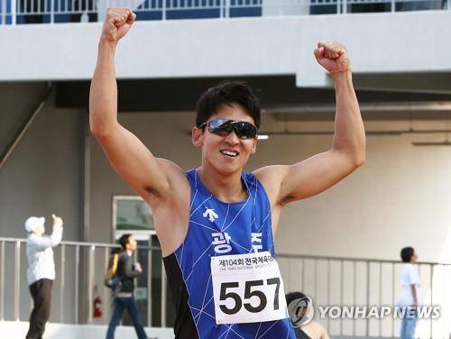 육상의 남자 간판 김국영 [대한육상경기연맹 제공. 재판매 및 DB 금지]