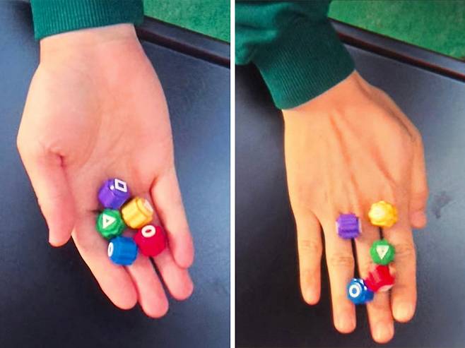 오징어게임2에서 공기놀이 장면을 촬영하는 모습 사진=독자제공