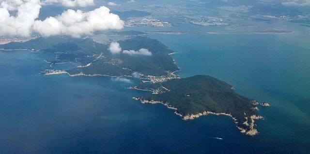 가덕신공항이 들어설 부산 강서구 가덕도 전경.