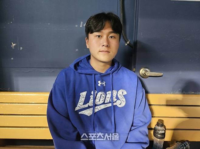 삼성 왼손 이승현이 30일 잠실구장에서 열린 2025 KBO리그 LG전을 마친 후 인터뷰에 응했다. 잠실 | 김동영 기자 raining99@sportsseoul.com